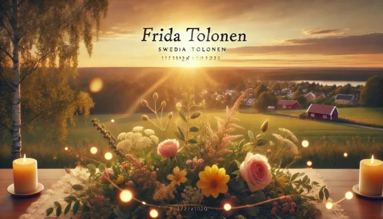 frida tolonen sweden obituary 2024